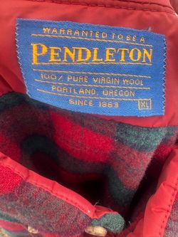 Pendleton 100% Virgin Wool Plaid Shirt XL