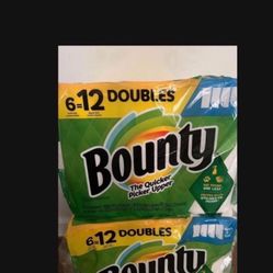 Bounty Paper Towels $12 Each