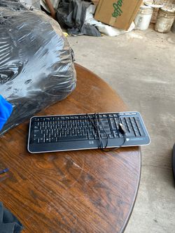 Corded computer keyboard