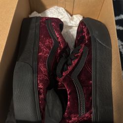 Vans platform red velvet new size 6