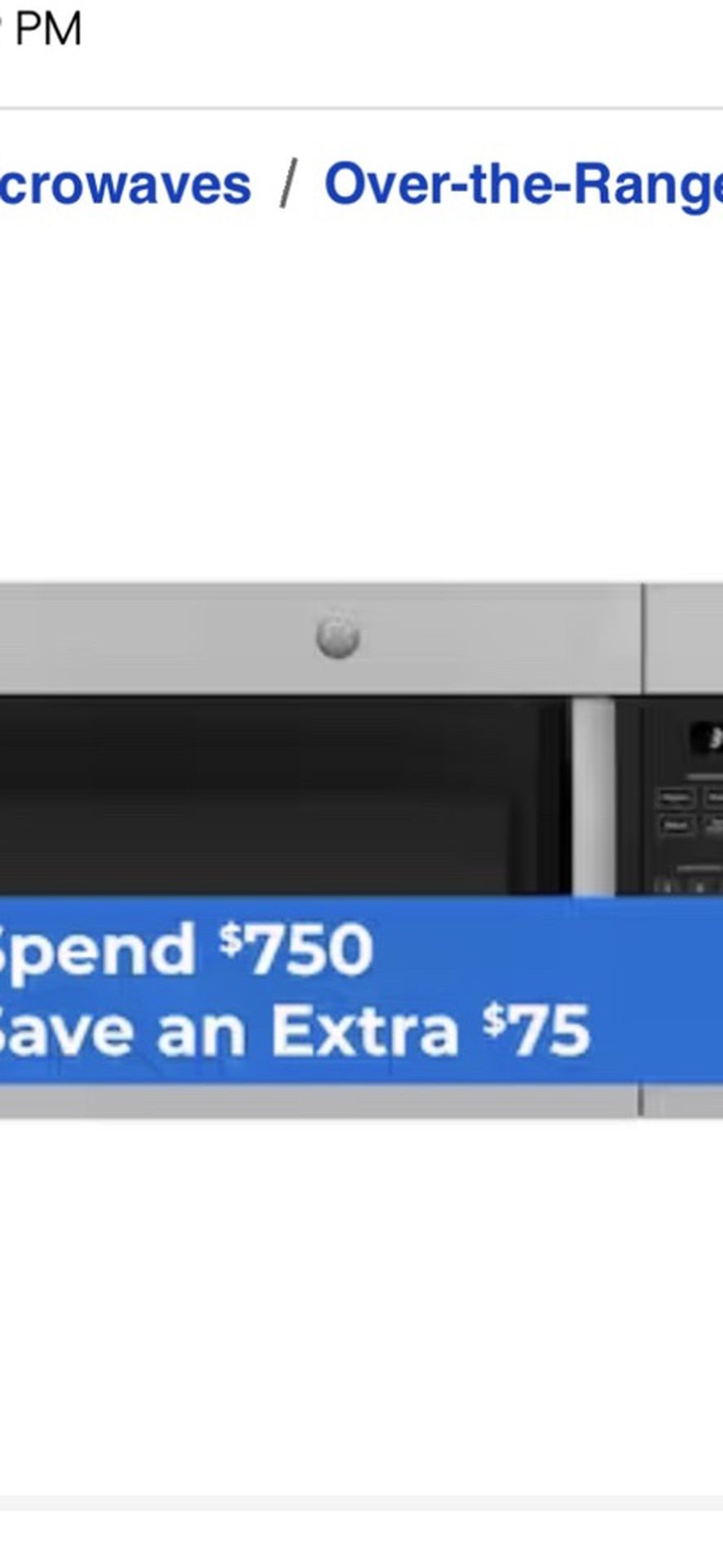 GE MICROWAVE AND DISHWASHER FOR $75