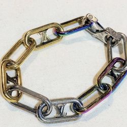 Louis Vuitton iridescent rainbow chain link bracelet for Sale in West  Islip, NY - OfferUp