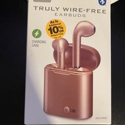 TRULY WIRE-FR EARBUDS . NEW /OPEN BOX 