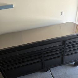 Husky Heavy Duty 15 Drawer Moblie Workbench Cabinet Chest 