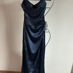 Navy Prom Dress 