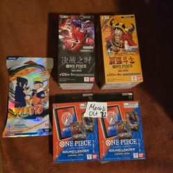 One piece tcg and naruto
