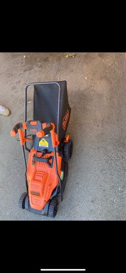 Black and decker lawnmower corded