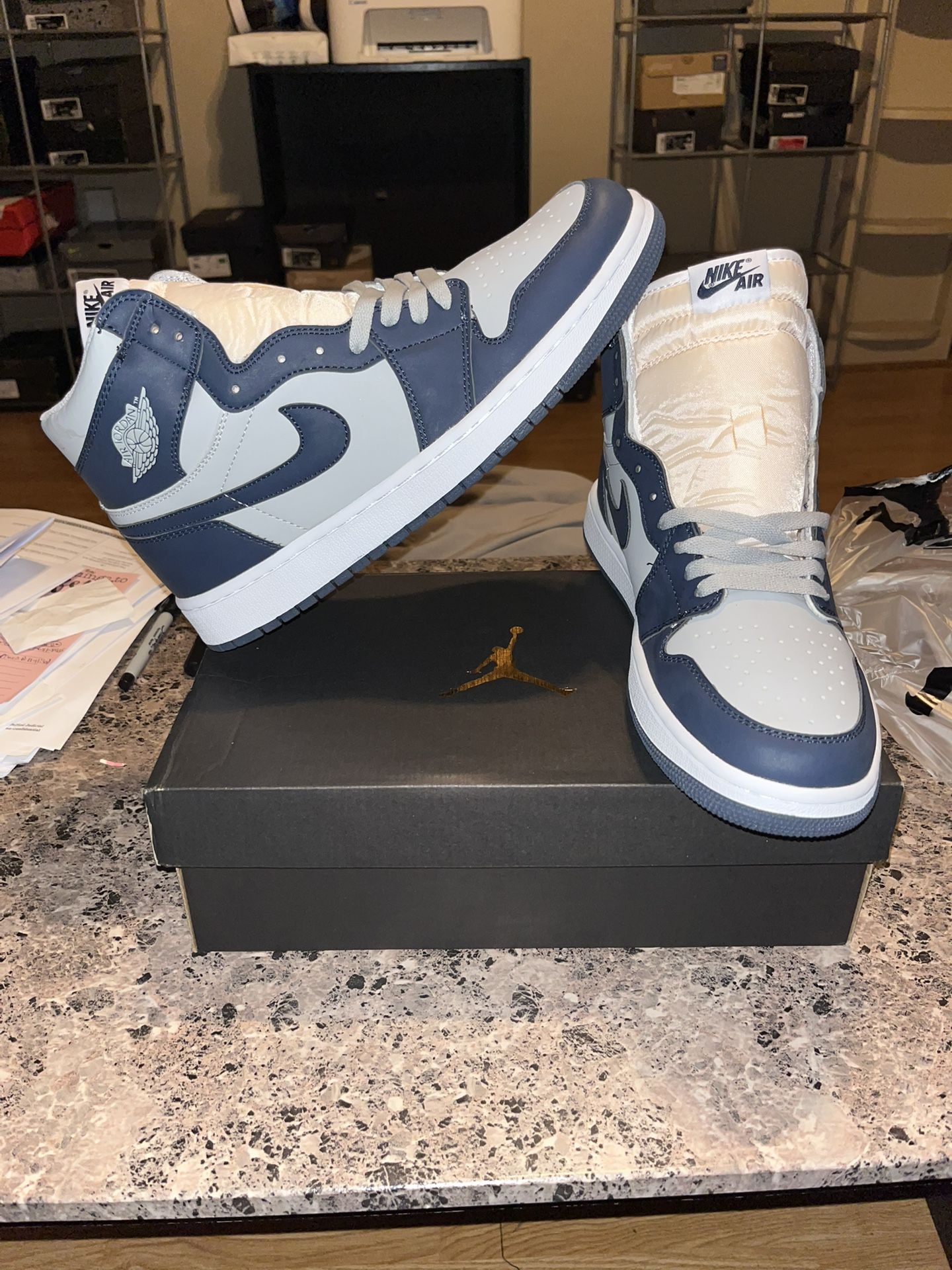 Retro Number 1 High Top. 12-13 And Other Sizes Too.($70A Pair)