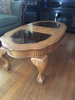 Coffee table & 2 end tables