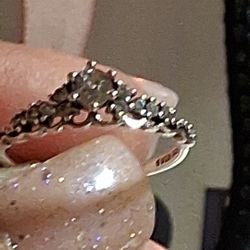 PANDORA AUTHENTIC BRAND NEW STERLING SILVER FAIRY TALE TIARA RING SIZE 8