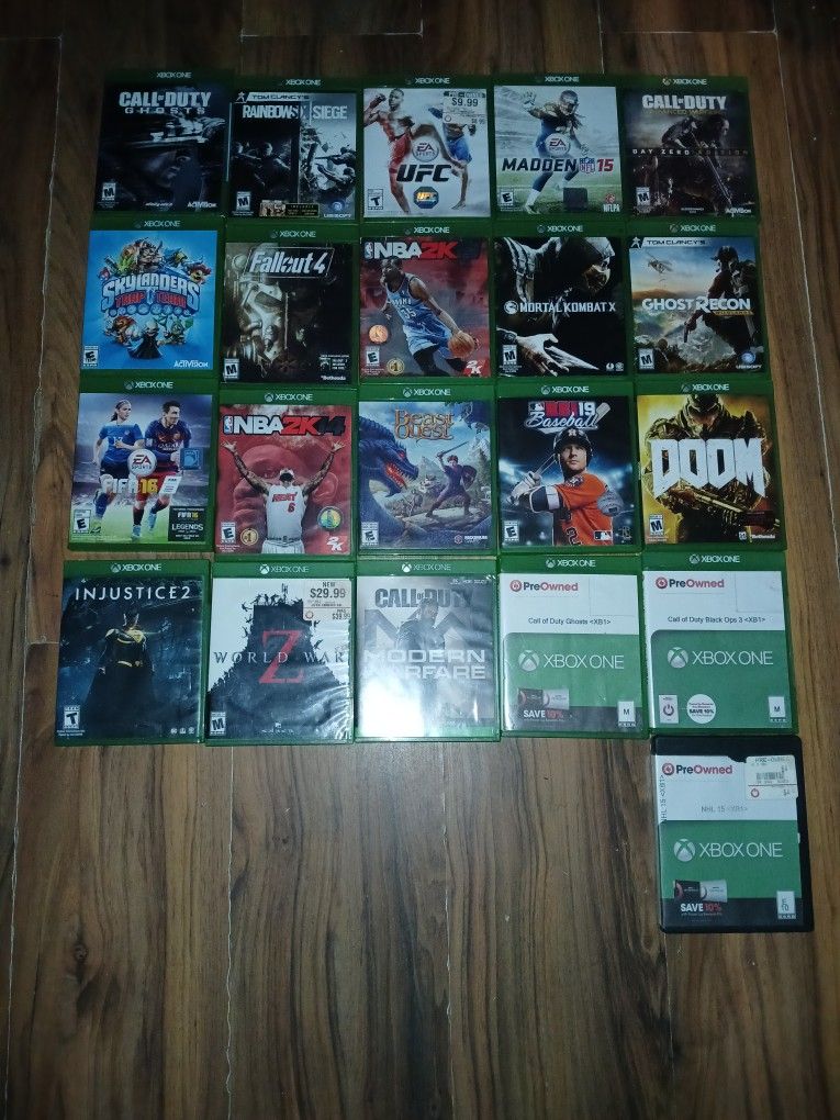 Xbox One Games In Mint Condition Call Of Duty Ghosts Brand New $100 For The Package