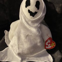 TY Beanie Baby - SHEETS the Ghost (7 inch)