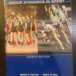 Textbook: Group Dynamics In Sport 4th Edition