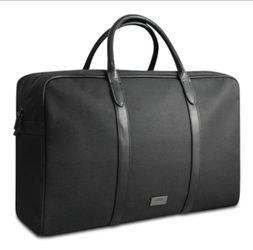 New Hugo Boss Parfums Black Bag Handbag Travel Weekender Gym Overnight Duffle