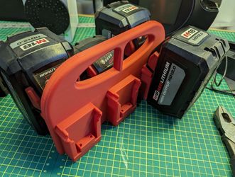 Milwaukee M18 6 Pack Battery Holder Caddy 