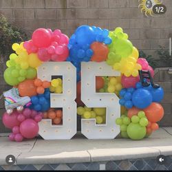 Light Up Marquee Numbers For Sale 