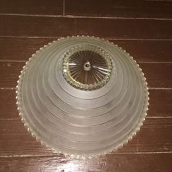 Vintage 10” Glass Ceiling Light Cover