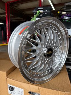 BBS wheels 18 inch 5x100/5x114 silver