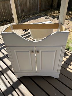 Sink, Vanity, and Toilets