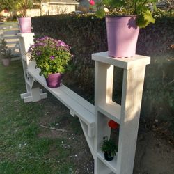 Bench Plant Holder