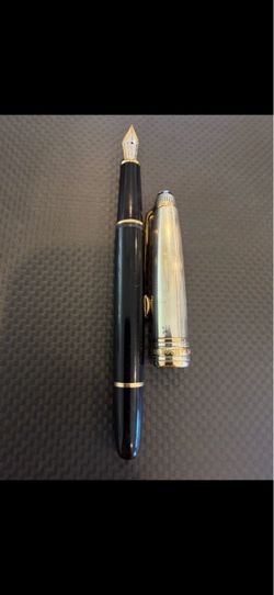 Montblanc 1441 925 Meisterstück Solitaire Due Fountain Pen Nib 18K