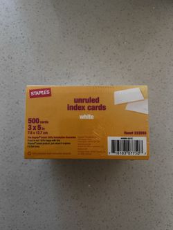 Index Cards