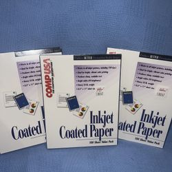 New Vintage CompUSA Inkjet Coated Paper (300 sheets/100 sheets per pack)