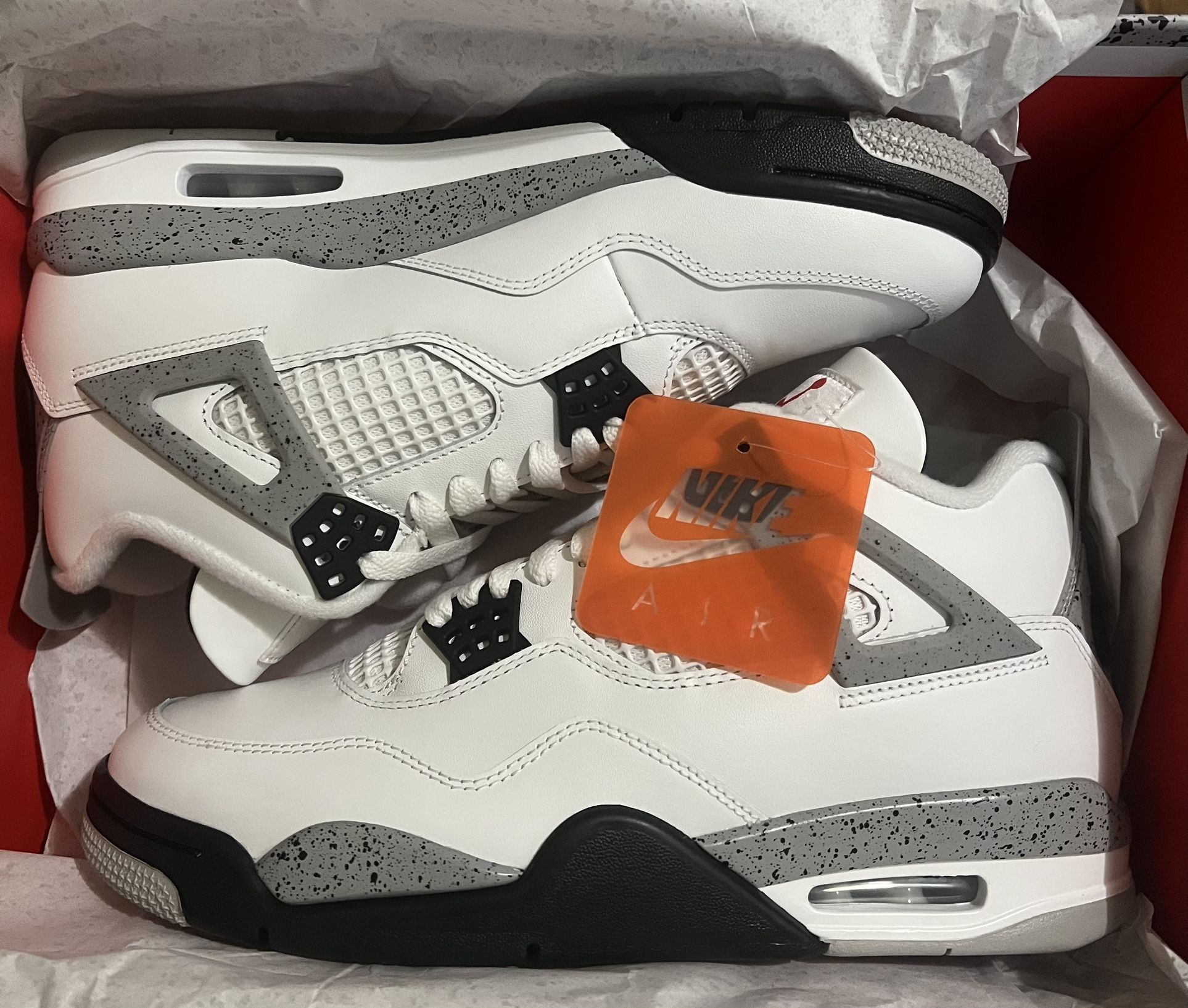 Jordan 4 “White Cement” 2025