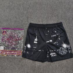 Eric Emmanuel EE Shorts Black Skyline