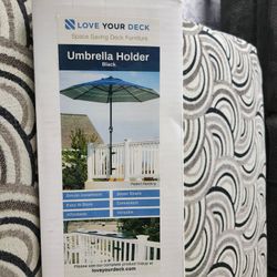 Umbrella Holder For Deck