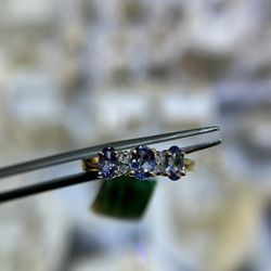 10K GOLD AMETHYST RING 