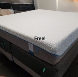 King size POSTURE PEDIC (1yr old) $0!