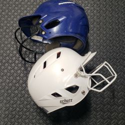 Two Batting Helmets 