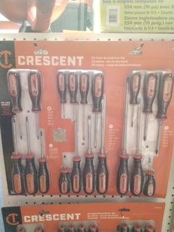 CRESCENT 20PC SCREWDIVER SET