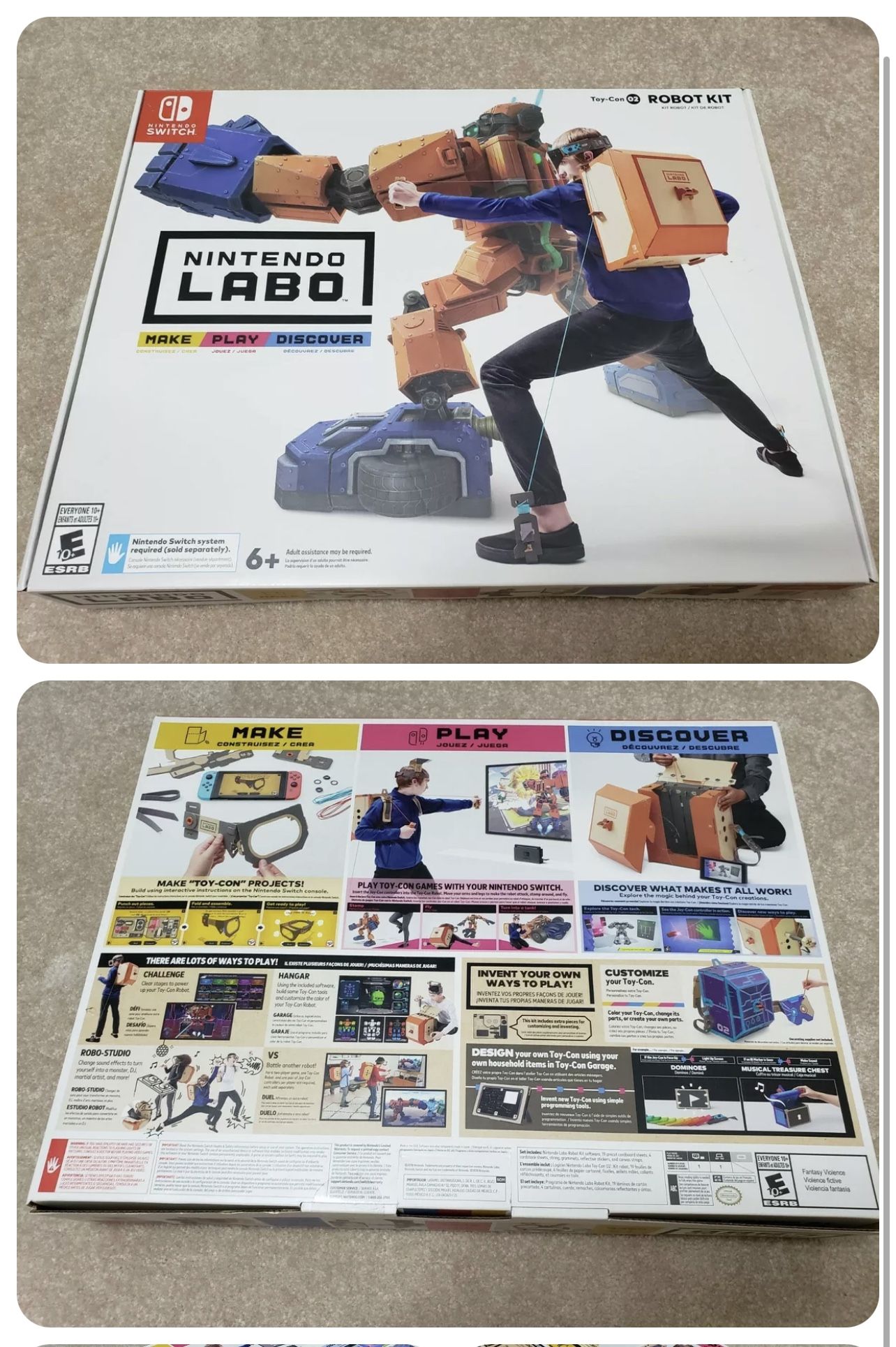 BrandNew Nintendo Labo Robot Kit
