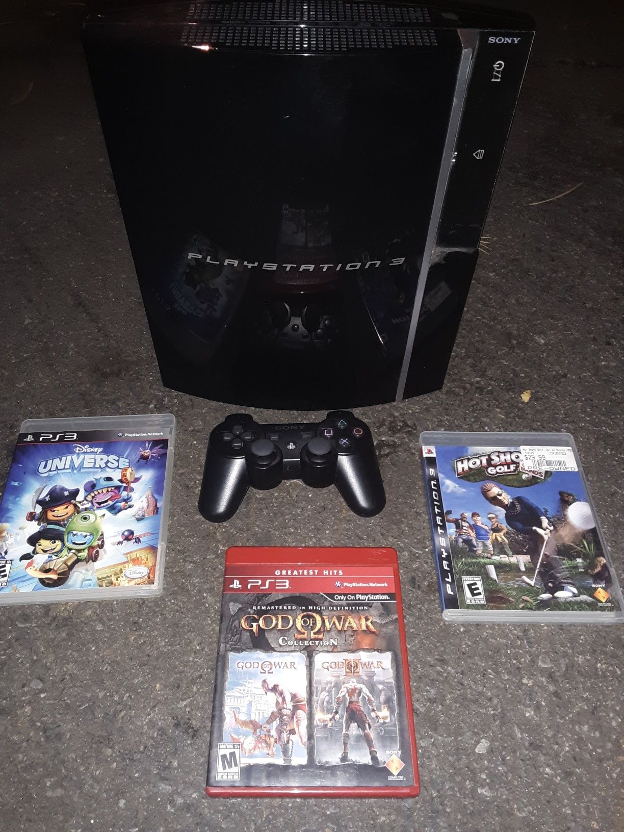 PlayStation 3 w/3 games