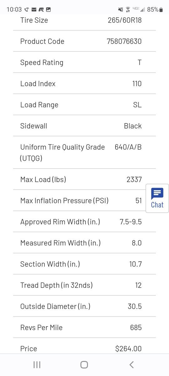 265/60r18 JEEP OEM WHEELS AND TIRES Plus Spare for Sale in San Diego