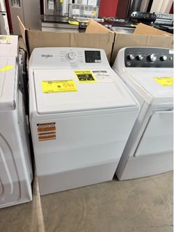 WHITE WHIRLPOOL TOP LOAD WASHING MACHINE
