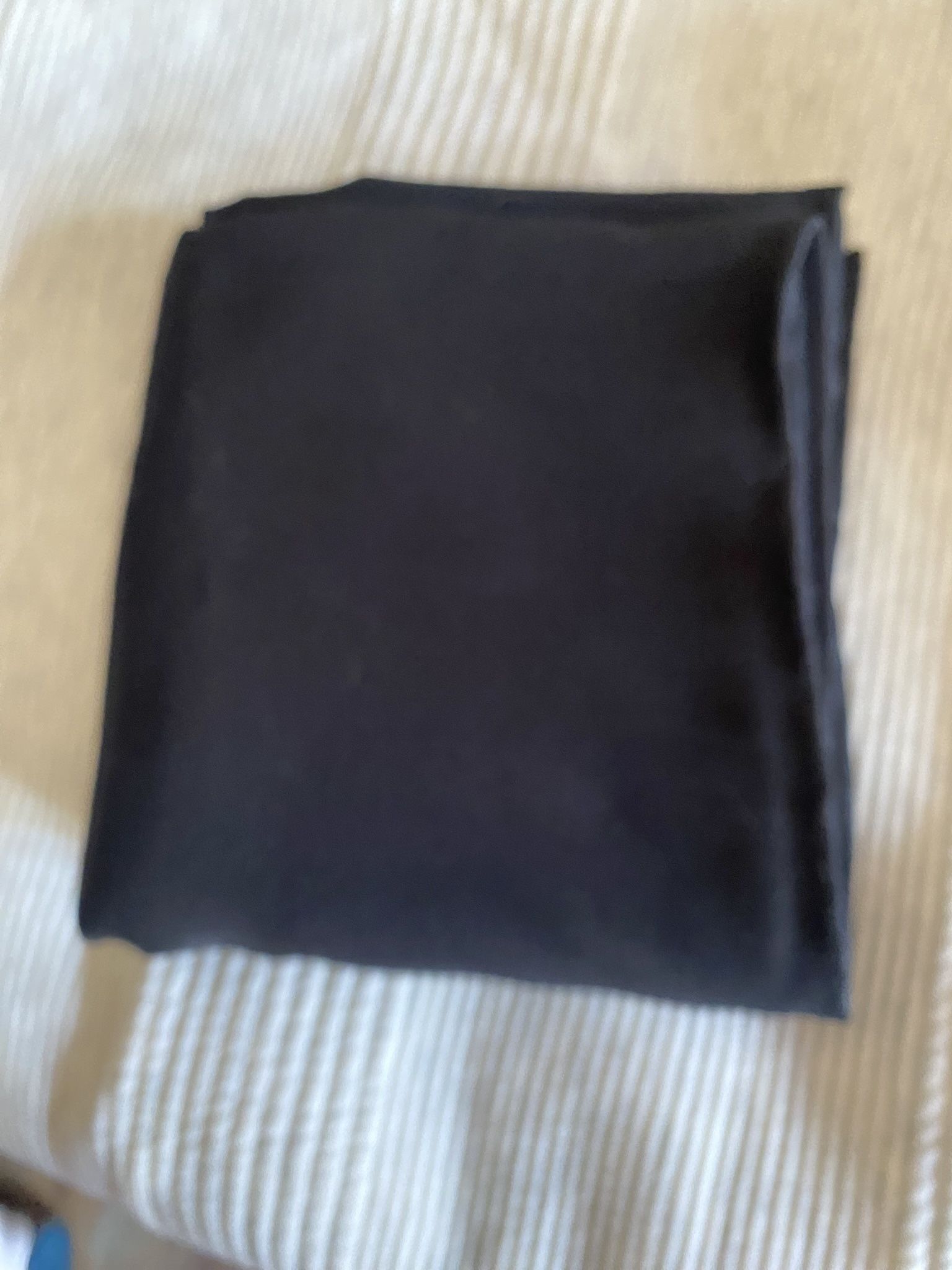 Black Blackout Panel Curtains x4