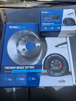Rear Brake Kit: Rotors & Pads (2011-2015 Hyundai Sonata & 2011-2016 Kia Optima)