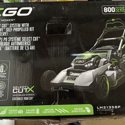 New  EGO POWER+ Electric Lawn Mower, Self-Propelled Cordless with Select Cut and Touch Drive, Includes 56V 7.5Ah Battery and Rapid Charger LM2135SP