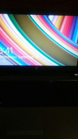 Hewlett and Packard laptop