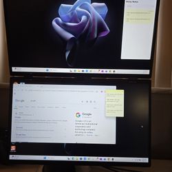 PORTABLE MONITOR DUAL FOLDING 2 ( 18.5) INCH SCREEN