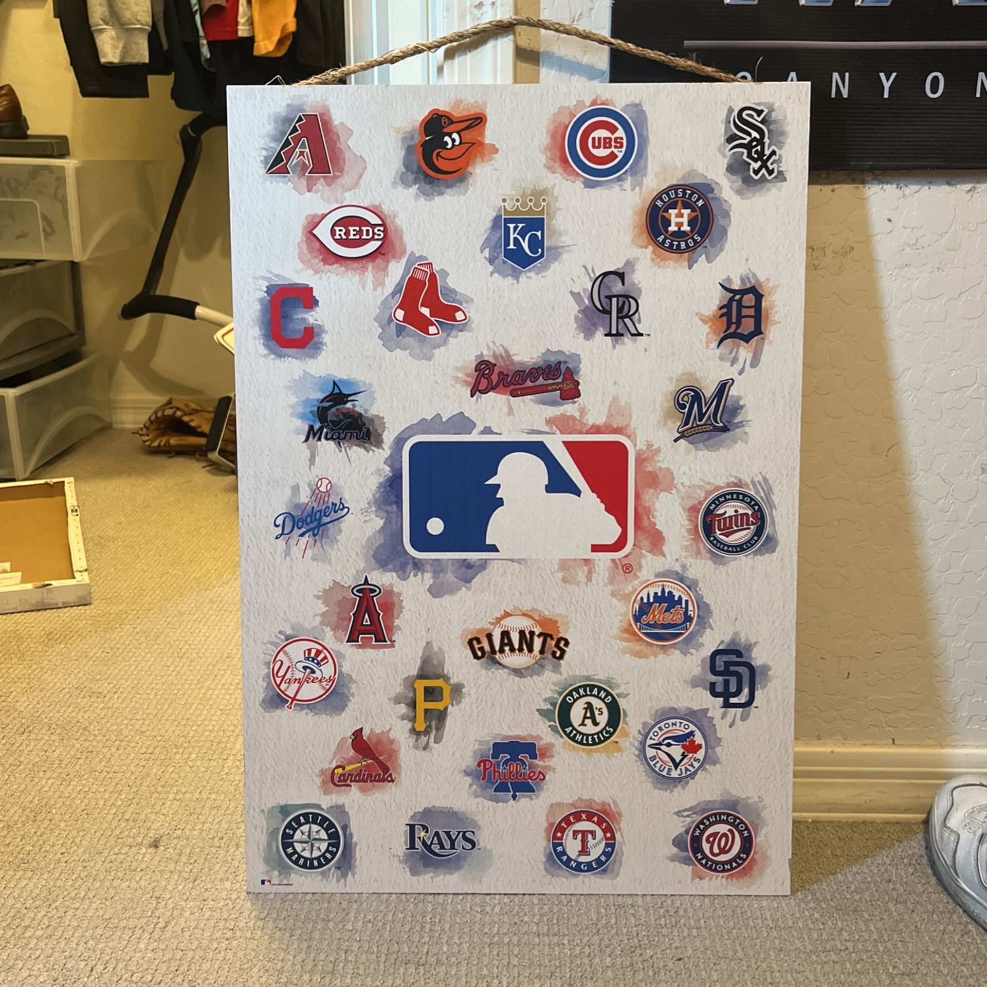All 30 Mlb Team Wall Decoration