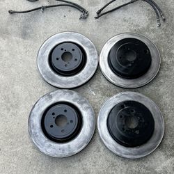 OEM Brembo Rotors & Brake Lines For Subaru WRX BRZ etc