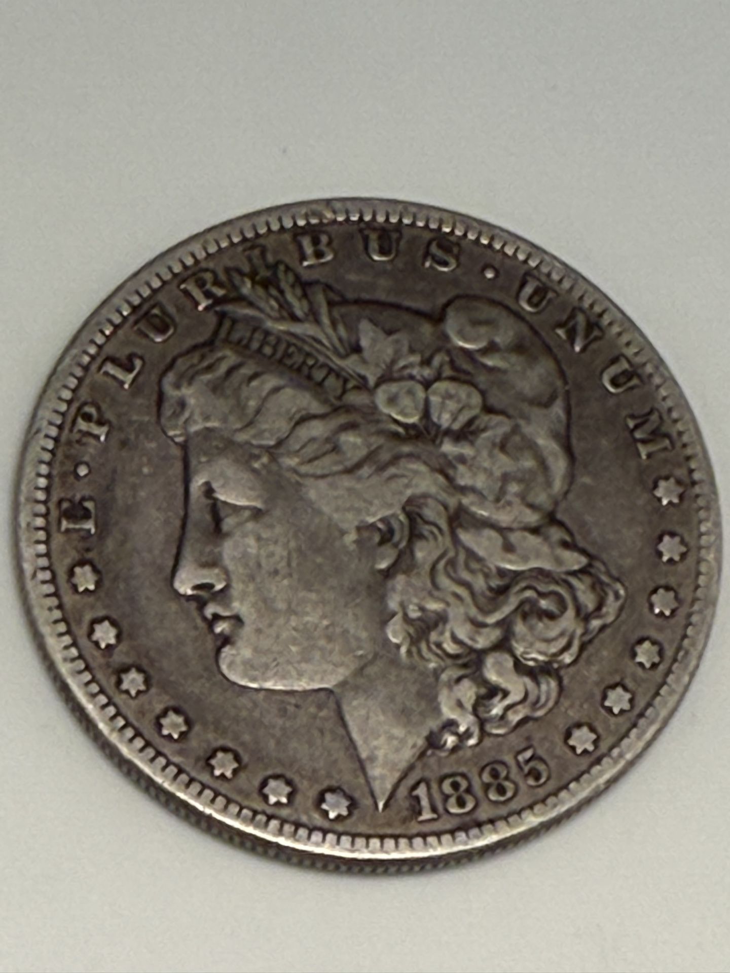 Historic 1885 Morgan Silver Dollar - 90% Pure Silver US Coin