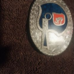 Denver Bronco Belt Buckle