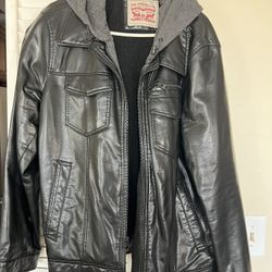 Pleather Hoodie!
