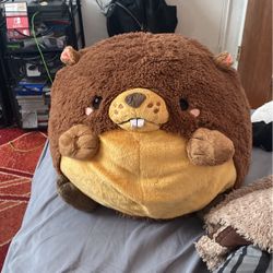 Rare retired Squishable Beaver Plushie