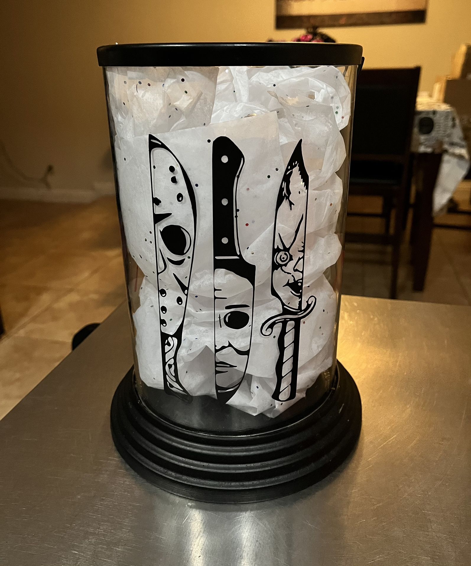 Halloween Big Pillar Candle Holder